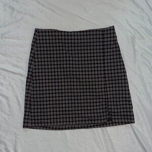 Urban Outfitters Mini Skirt, Black Plaid, S